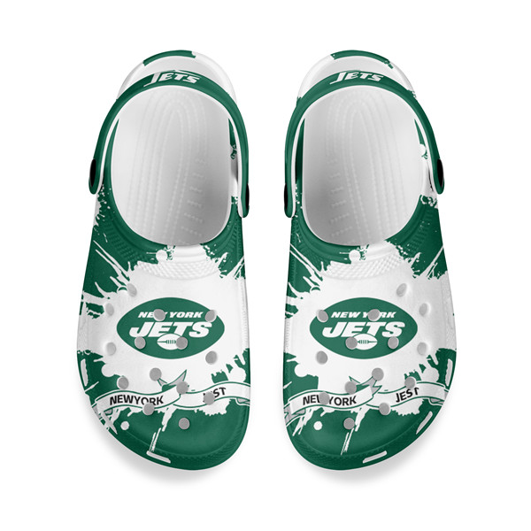 Men's New York Jets Bayaband Clog Shoes 001